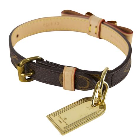 lv collars for dogs|louis vuitton collar and leash.